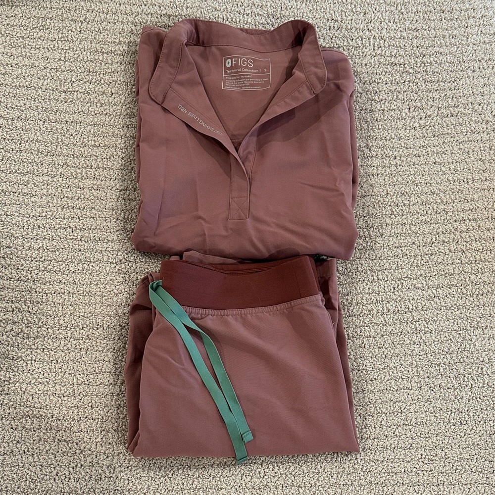 Figs Scrub Set S Rafaela Top M Livingston Bottoms